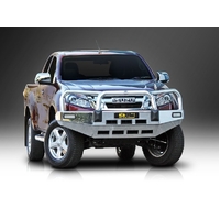 ECB Silver Hammertone BullBar to suit Isuzu D-Max 2WD DC/4WD 06/12 - 01/17