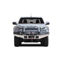 ECB Silver Hammertone Winch BullBar to suit Isuzu D-Max 2WD/4WD 07/20 - Onwards