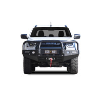 ECB Silver Hammertone Winch BullBar to suit Isuzu D-Max X-Terrain 07/20 - Onwards