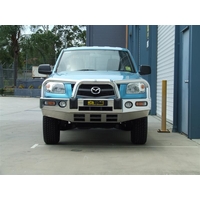 ECB Textura Black BullBar with Bumper Lights to suit Mazda BT-50 2WD/4WD 09/08 - 09/11