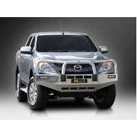 ECB Silver Hammertone BullBar to suit Mazda BT-50 4WD 10/11 - 03/18