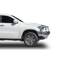ECB Black Ripple BullBar with Bumper Lights to suit Mercedes-Benz X-Class 4CYL 04/18 - Onwards