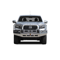 ECB Silver Hammertone BullBar to suit Nissan Navara 12/20 - Onwards