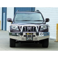 ECB Textura Black Winch BullBar with Bumper Lights to suit Toyota Prado 150 Series Altitude 11/09 - 10/13