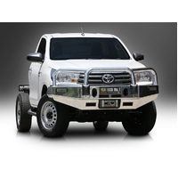 ECB Polished Winch BullBar to suit Toyota HiLux SR 4WD Wide Cab 07/15 - 05/18