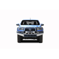 ECB Polished BullBar with Bumper Lights to suit Toyota HiLux SR5 Wide Cab 05/19 - 07/20