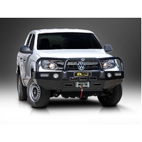 ECB Textura Black BullBar Winch Compatible with Bumper Lights to suit Volkswagen Amarok Sensor Model 07/10 - 08/16