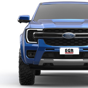 EGR Fender Flares Full Set to suit Ford Ranger 2022 - Onwards XL/XLS/XLT/Sport (Ultra Matte Black Unpainted Bolt Style)