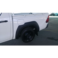 EGR Fender Flares Front Only to suit Toyota Hilux N80 2015 - 2026 Narrow Body (Ultra Matte Black Unpainted Smooth)