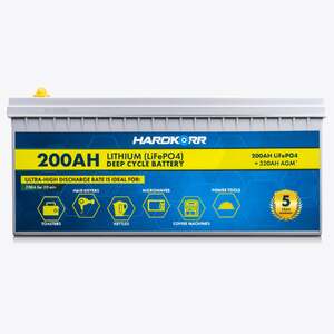 HARDKORR 200AH LIFEPO4 DEEP CYCLE BATTERY 