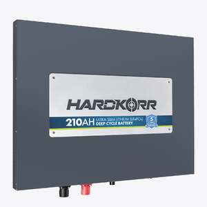 HARDKORR 210AH ULTRASLIM LITHIUM LIFEPO4 BATTERY WITH Bluetooth