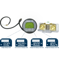 HARDKORR REMOTE BATTERY MONITOR WITH HIGH-PRECISION 100V/500A SHUNT 