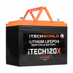iTechWorld 105AH Lithium Deep Cycle Battery (12V)