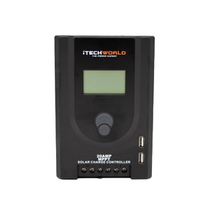 iTechWorld 20A MPPT Solar Charge Controller (12/24V)