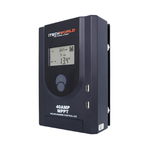 iTechWorld 40A MPPT Solar Charge Controller (12/24V)