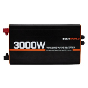 iTechWorld 3000W Pure Sine Wave Inverter with ATS and RCD (12V)