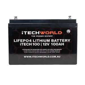 iTechWorld 100AH Lithium Deep Cycle Battery (12V)