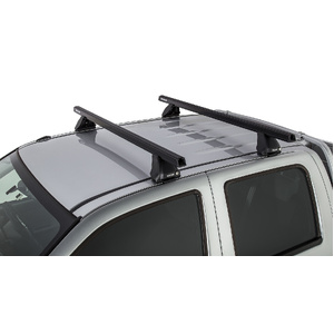 Rhino-Rack JA0187 Heavy Duty 2500 Black 2 Bar Roof Rack for GWM V200 Dual Cab 4DR Ute (01/2011-12/2014)
