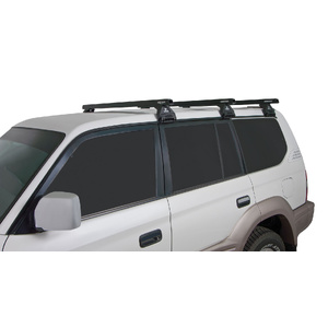 Rhino-Rack JA0675 Heavy Duty RL110 Black 3 Bar Roof Rack for TOYOTA Prado 90 Series 4DR 4WD (07/1996-02/2003)