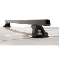 Rhino HD RLTF Black 3 Bar Roof Rack for VOLKSWAGEN Transporter T6 2dr Van LWB (Standard Roof) 12/15 On