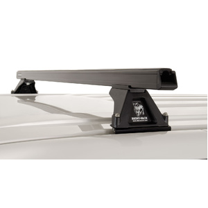 Rhino-Rack JA0829 Heavy Duty RLTF Black 3 Bar Roof Rack for VOLKSWAGEN Multivan Gen6 LWB 2DR Van (12/2015-12/2024)