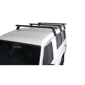 Rhino-Rack JA0837 Heavy Duty RL210 Black 3 Bar Roof Rack for FORD Econovan Maxi MWB/LWB (Mid Roof) 2DR Van (05/1984-07/2006)