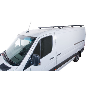 Rhino-Rack JA0979 Heavy Duty RLTF Black 3 Bar Roof Rack for MERCEDES BENZ Sprinter MWB (Low Roof) 2DR Van (01/2006-Current)