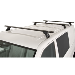 Rhino-Rack JA2767 Vortex RLTF Black 3 Bar Roof Rack for VOLKSWAGEN Kombi 70C SWB (Low Roof) 2DR Van (07/2006-Current)