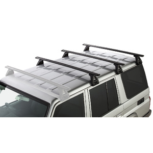 Rhino-Rack JA2773 Vortex RL150 Black 3 Bar Roof Rack for TOYOTA Land Cruiser 76 Series 4DR 4WD (03/2007-Current)