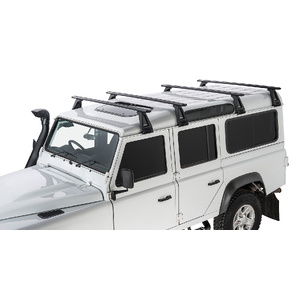 Rhino-Rack JA2789 Vortex RL210 Black 4 Bar Roof Rack for LAND ROVER Defender 110 (incl. Hard Top) 4DR 4WD (03/1993-12/2020)