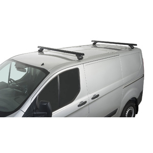 Rhino-Rack JA5414 Heavy Duty RLTP Black 2 Bar Roof Rack for VOLKSWAGEN Transporter T7 SWB 2DR Van (01/2025-Current)
