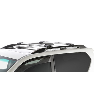 Rhino-Rack JA7952 Vortex StealthBar Silver 2 Bar Roof Rack for TOYOTA Prado 150 Series With Roof Rails 3DR 4WD (01/2009-12/2024)