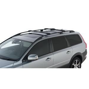 Rhino-Rack JA7969 Vortex StealthBar Black 2 Bar Roof Rack for VOLVO XC70 With Roof Rails 5DR Wagon (12/2007-12/2015)