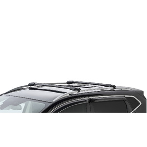 Rhino-Rack JA7969 Vortex StealthBar Black 2 Bar Roof Rack for VOLVO V70 With Roof Rails 5DR Wagon (03/2008-12/2015)