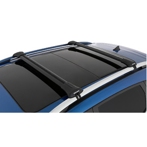 Rhino-Rack JA7970 Vortex StealthBar Black 2 Bar Roof Rack for MG ZS Gen1 With Raised Rail 5DR SUV (01/2017-12/2023)