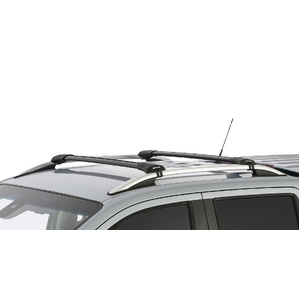 Rhino-Rack JA7971 Vortex StealthBar Black 2 Bar Roof Rack for MERCEDES BENZ X-Class With Roof Rails 4DR Ute (04/2018-Current)