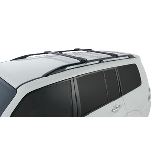 Rhino-Rack JA7971 Vortex StealthBar Black 2 Bar Roof Rack for MITSUBISHI Pajero NS-NX LWB (With Roof Rails) 4DR 4WD (11/2006-Current)