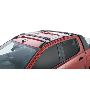Rhino-Rack JA7971 Vortex StealthBar Black 2 Bar Roof Rack for FORD Ranger Wildtrak PX/PX2/PX3 Double Cab (With Roof Rails) 4DR Ute (01/2012-12/2022)