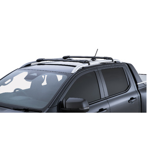 Rhino-Rack JA7971 Vortex StealthBar Black 2 Bar Roof Rack for FORD Ranger Wildtrak Gen 2 (P703) Double Cab (With Roof Rails) 4DR Ute (01/2022-Current)