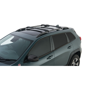 Rhino-Rack JA7972 Vortex StealthBar Black 2 Bar Roof Rack for GWM Steed With Roof Rails 4DR Ute (10/2017-Current)