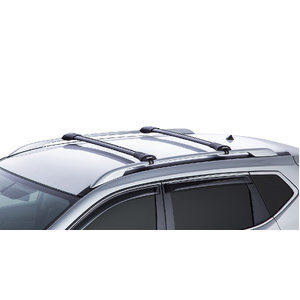Rhino-Rack JA7973 Vortex StealthBar Black 2 Bar Roof Rack for NISSAN X-Trail Gen3 T32 With Roof Rails 5DR SUV (01/2014-12/2022)