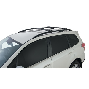 Rhino-Rack JA7973 Vortex StealthBar Black 2 Bar Roof Rack for SUBARU Forester Gen4 SJ With Roof Rails 5DR SUV (02/2013-08/2018)