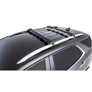 Rhino-Rack JA7975 Vortex StealthBar Black 2 Bar Roof Rack for RENAULT Megane With Roof Rails 4DR Wagon (05/2013-05/2017)