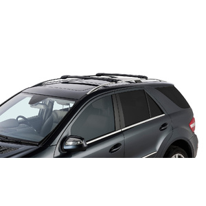 Rhino-Rack JA7978 Vortex StealthBar Black 2 Bar Roof Rack for MERCEDES BENZ M Class W164 With Roof Rails 4DR SUV (09/2005-03/2012)