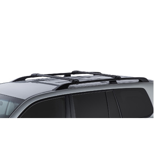 Rhino-Rack JA7981 Vortex StealthBar Black 2 Bar Roof Rack for GWM Cannon Gen 1 Double Cab Raised Rails 4DR Ute (01/2020-Current)