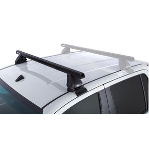 Rhino-Rack JA7991 Heavy Duty 2500 Black 1 Bar Roof Rack (Front) for TOYOTA Hilux Gen9 Double Cab 4DR Ute (01/2026-Current)