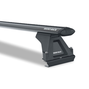 Rhino-Rack JA8031 Vortex RLTF Black 2 Bar Roof Rack for ISUZU N-Series Stepped Roof 4DR Truck (01/1986-Current)