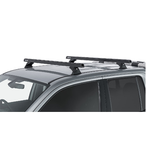 Rhino-Rack JA9478 Heavy Duty RCH Black 2 Bar Roof Rack for VOLKSWAGEN Amarok 2H Dual Cab 4DR Ute (01/2011-12/2023)