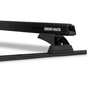 Rhino-Rack JB0054 Heavy Duty RCL Trackmount Black 2 Bar Roof Rack for TOYOTA Tarago 4DR Van (02/1983-08/1990)