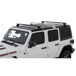 Rhino-Rack JB0099 Vortex RL110 Black 2 Bar Roof Rack for JEEP Wrangler JL Hard Top 4DR 4WD (04/2019-Current)
